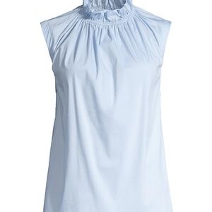 Rebecca Taylor Short Sleeve Poplin Top